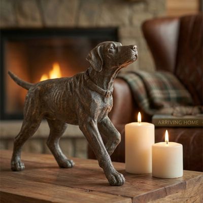 Hunting Hound Dog Statue