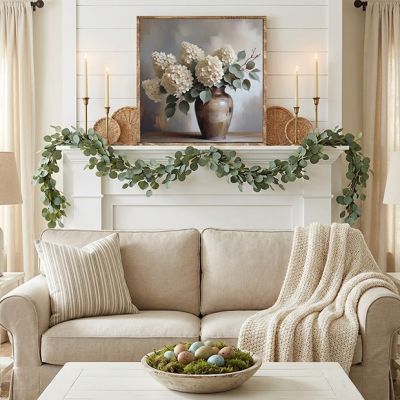 Hydrangea Harmony Printed Canvas Wall Art