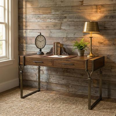Industrial Chic Dark Thorpe Desk