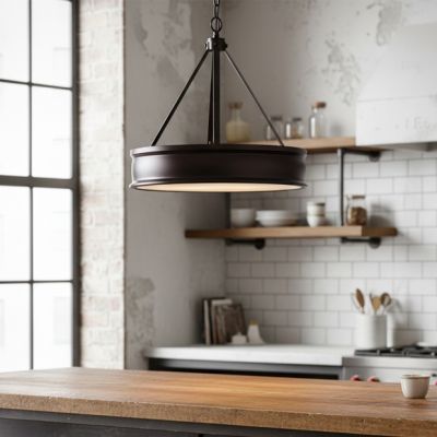 Industrial Chic Farmhouse Pendant Light