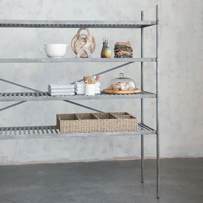 Industrial Farmhouse Metal 4 Shelf Unit