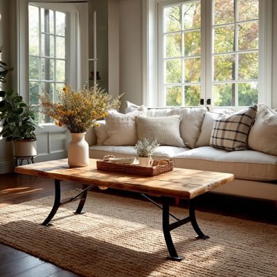 Wooden Top Patisserie Coffee Table