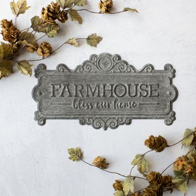 Inspirational Farmhouse Wall Plaque Sign