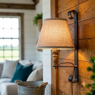 Iron Manor Flame Tip Floor Lamp