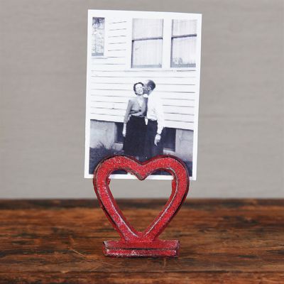 Iron Sweet Heart Card Holder