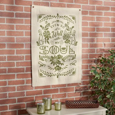 It is Well with My Soul Canvas Wall Banner