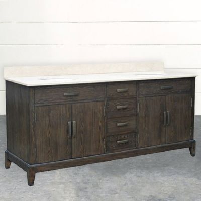 Elegant Double Sink Vanity | SHIPS FREE