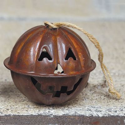 Jack O Lantern Jingle Bell Ornament