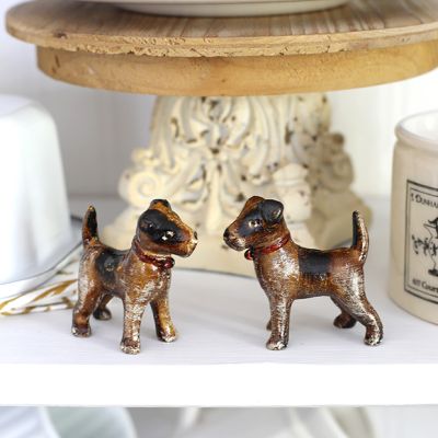 Jack Russell Terrier Cast Iron Figurine