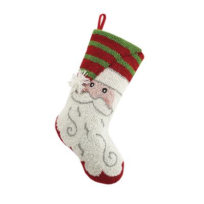 Jolly Santa 3D Christmas Hook Stocking