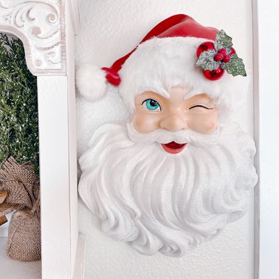 Jolly Santa Face Wall Art