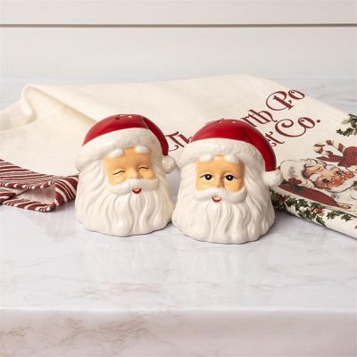 Jolly Santa Salt and Pepper Shaker Set