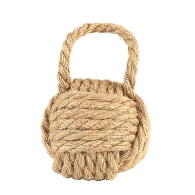 Jute Rope Knot Door Stop
