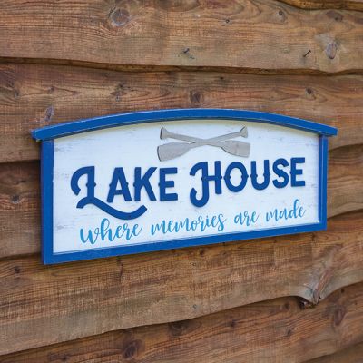 Lake House Memories Wall Sign