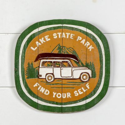 Lake State Park Wooden Wall Art