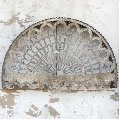 Large Cut Out Corrugated Metal Wall Arch