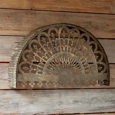 Large Cut Out Corrugated Metal Wall Arch