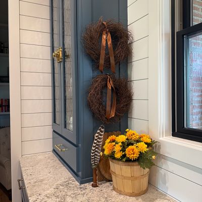 Large Decorative Angel Vine Wreath