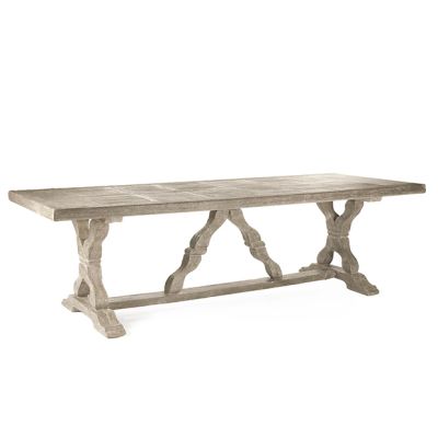 Large Indoor/Outdoor Trestle Dining Table
