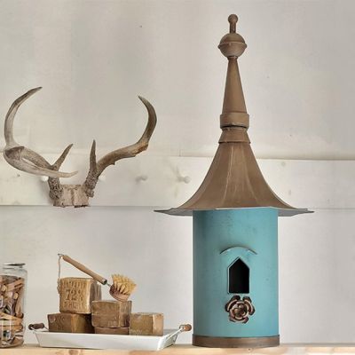 Large Metal Victorian Birdhouse