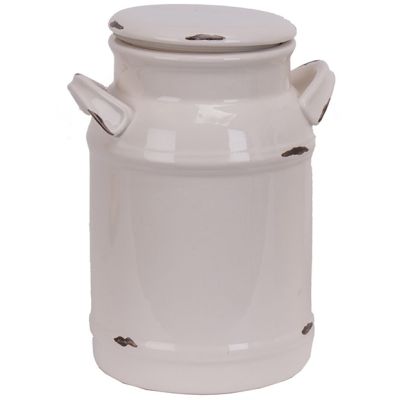 Lidded Milk Can Canister