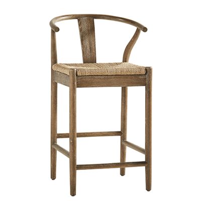 Light Oak Wood Counter Stool
