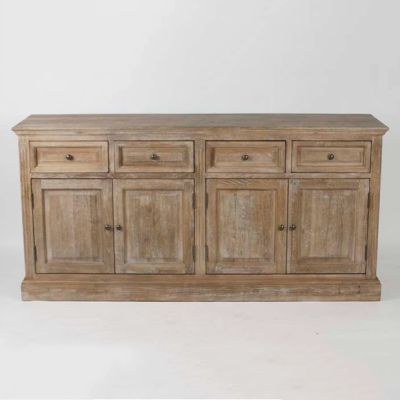 Limewashed Oak Buffet Cabinet | SHIPS FREE