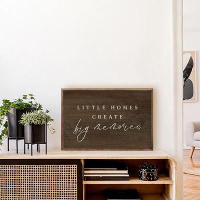 Little Homes Framed Wall Art