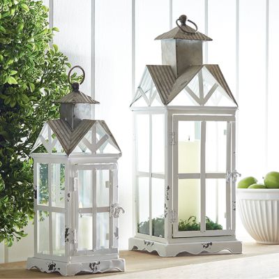 Little Schoolhouse Lantern Set of 2