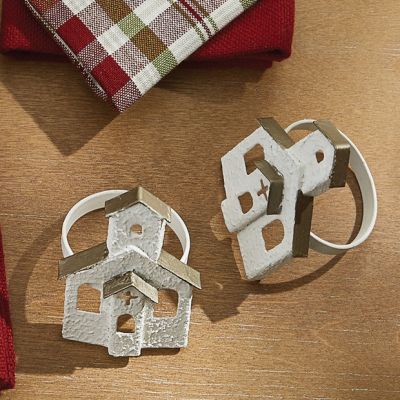 Little White Church Napkin Ring