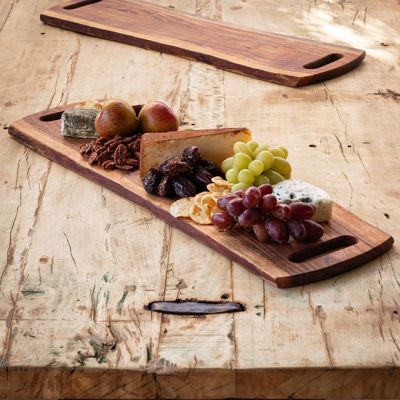 Live Edge Serving Board With Handles