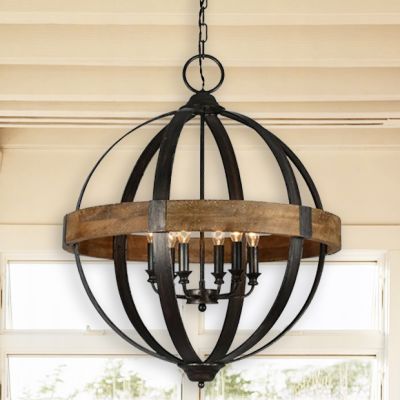 Lodge Style Sphere Chandelier