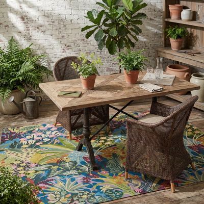 Loloi Botanical Multi Indoor/Outdoor Accent Rug