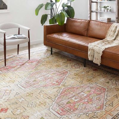 Loloi Skye Collection Gold/Blush