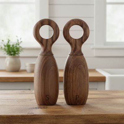 Loop Handle Salt and Pepper Mill Set
