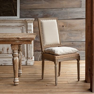 Louis XVI Style Dining Chair With Cushion