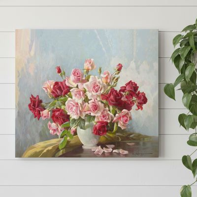 Lovely Roses Canvas Wall Art