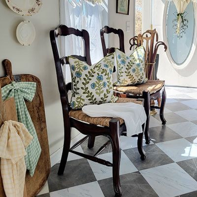 Mahogany Ladderback Side Chair