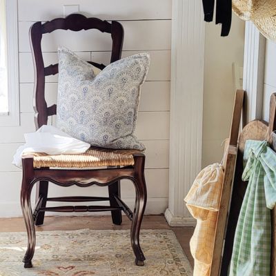 Mahogany Ladderback Side Chair