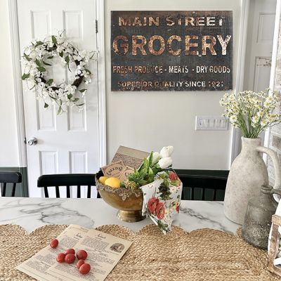 Main Street Grocery Vintage Canvas Wall Art