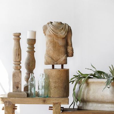 Marble Legionnaire Torso Sculpture