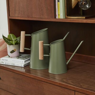 Matte Sage Galvanized Watering Can