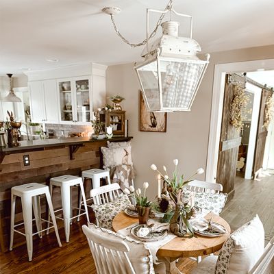 Metal Lantern Style Light