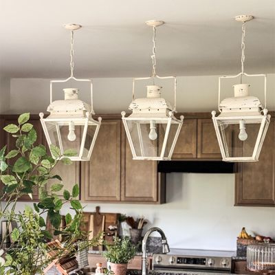 Metal Lantern Style Light