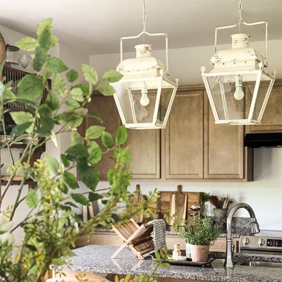 Metal Lantern Style Light