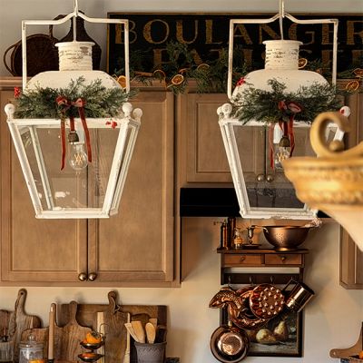 Metal Lantern Style Light