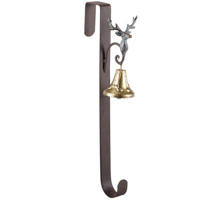 Metal Wreath Hanger with Bell