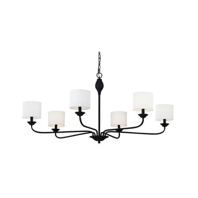 Mini Drum Six Light Chandelier