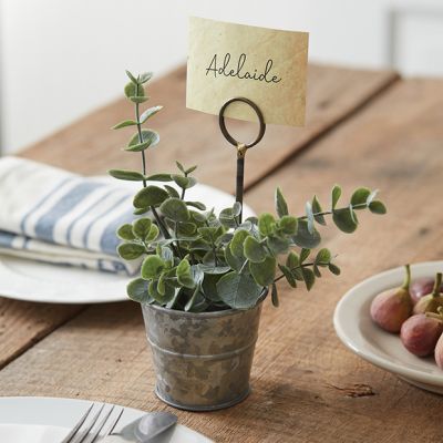 Mini Farmhouse Pail Place Card Holder