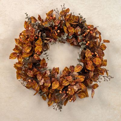 Mixed Harvest Foliage Wreath